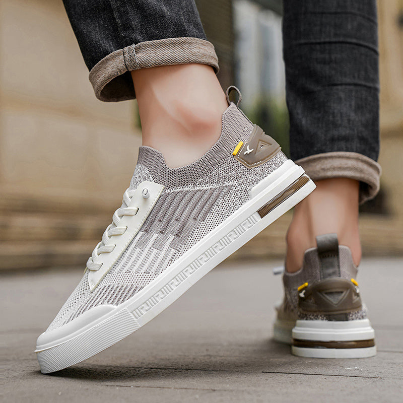 Zapatos de tejido con ajuste de agujetas y suela gruesa para hombre - Thomas