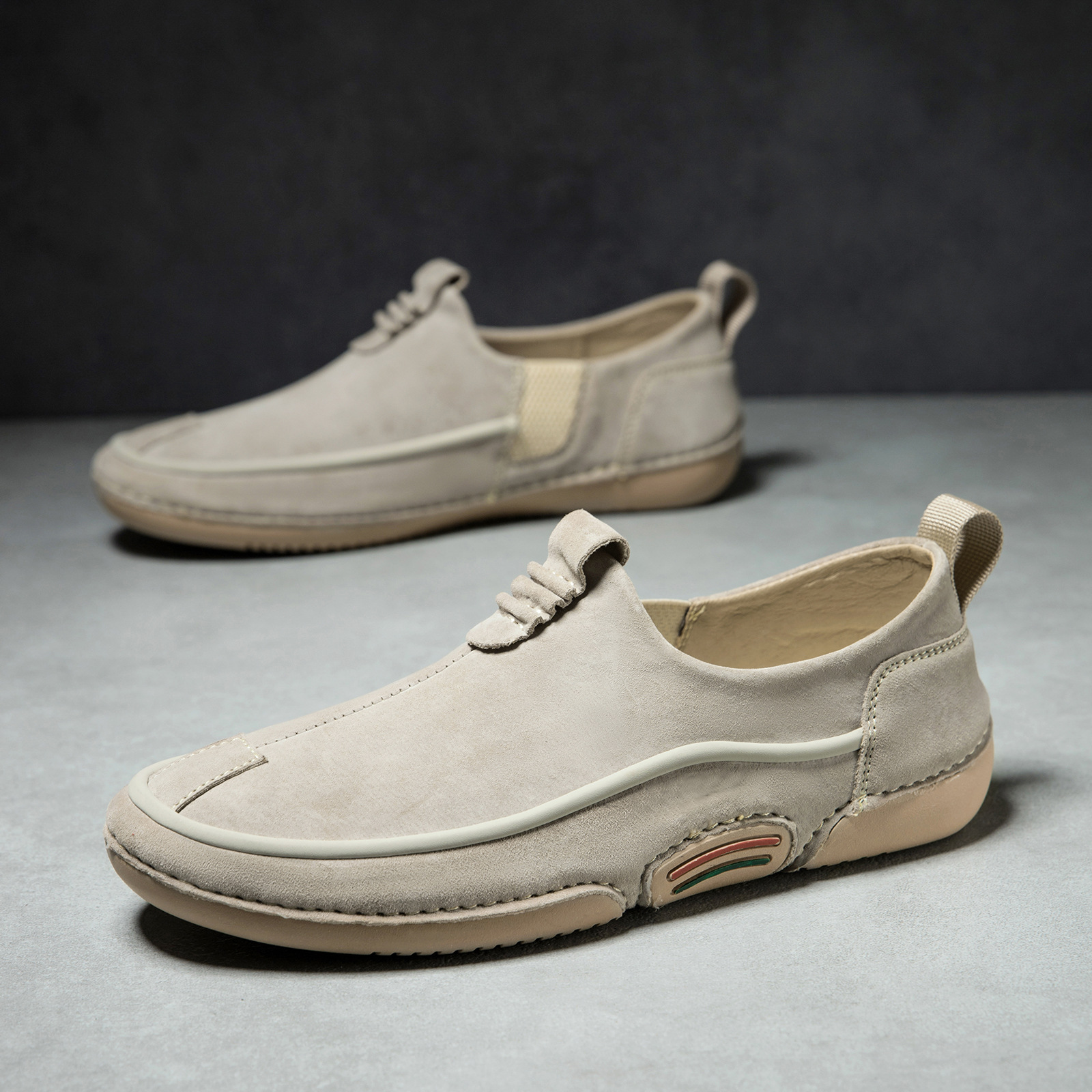 Zapatos tipo slip on de ante para hombre - Emiliano
