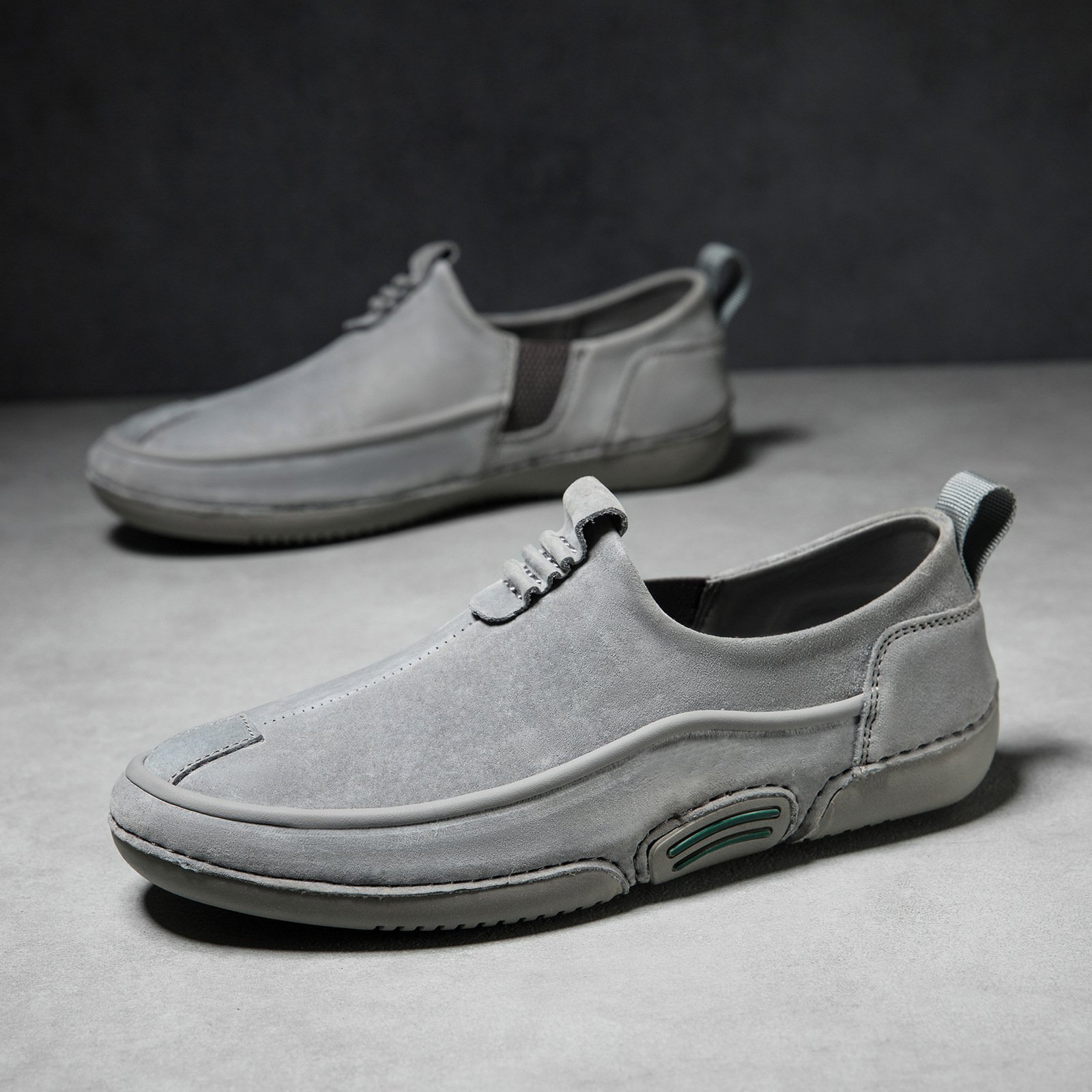 Zapatos tipo slip on de ante para hombre - Emiliano