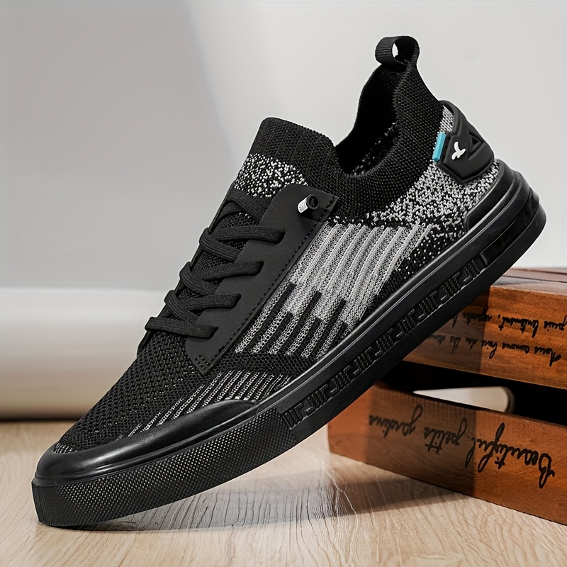 Zapatos de tejido con ajuste de agujetas y suela gruesa para hombre - Thomas