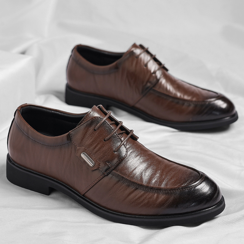 Zapatos de vestir con agujetas y suela firme para hombre - Bayron