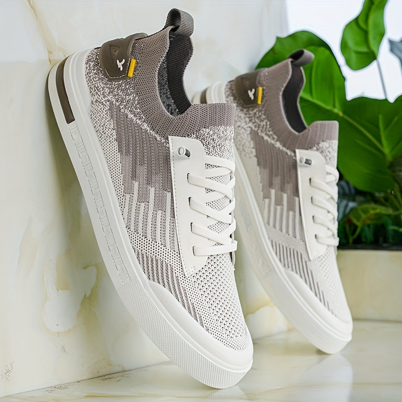 Zapatos de tejido con ajuste de agujetas y suela gruesa para hombre - Thomas