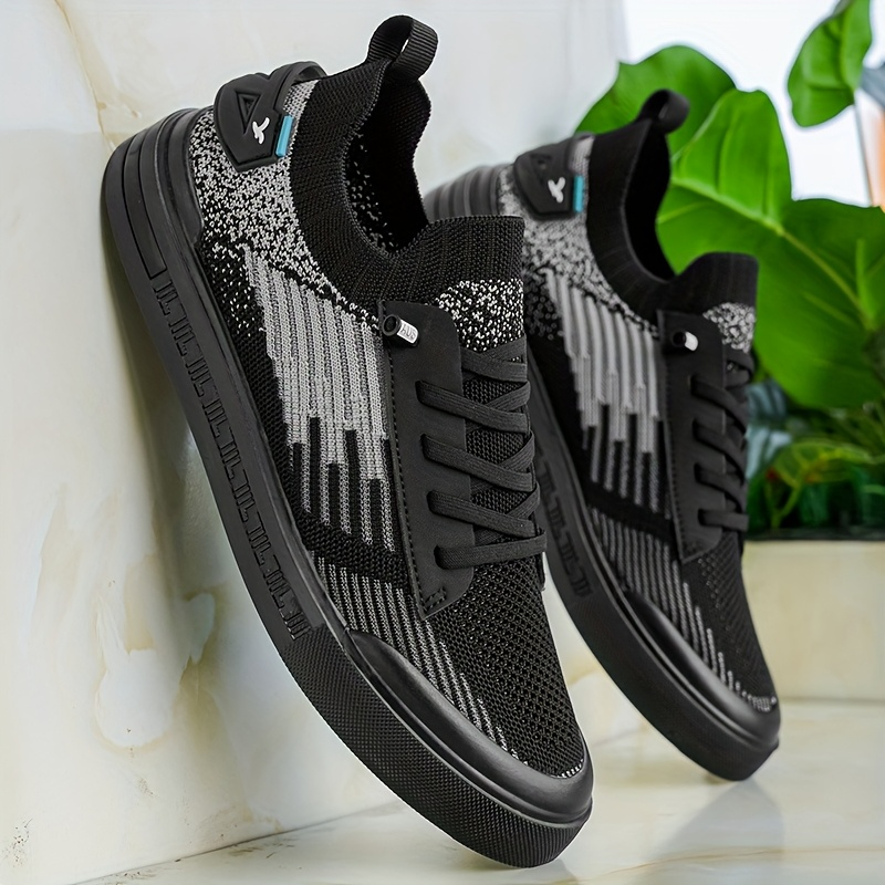 Zapatos de tejido con ajuste de agujetas y suela gruesa para hombre - Thomas