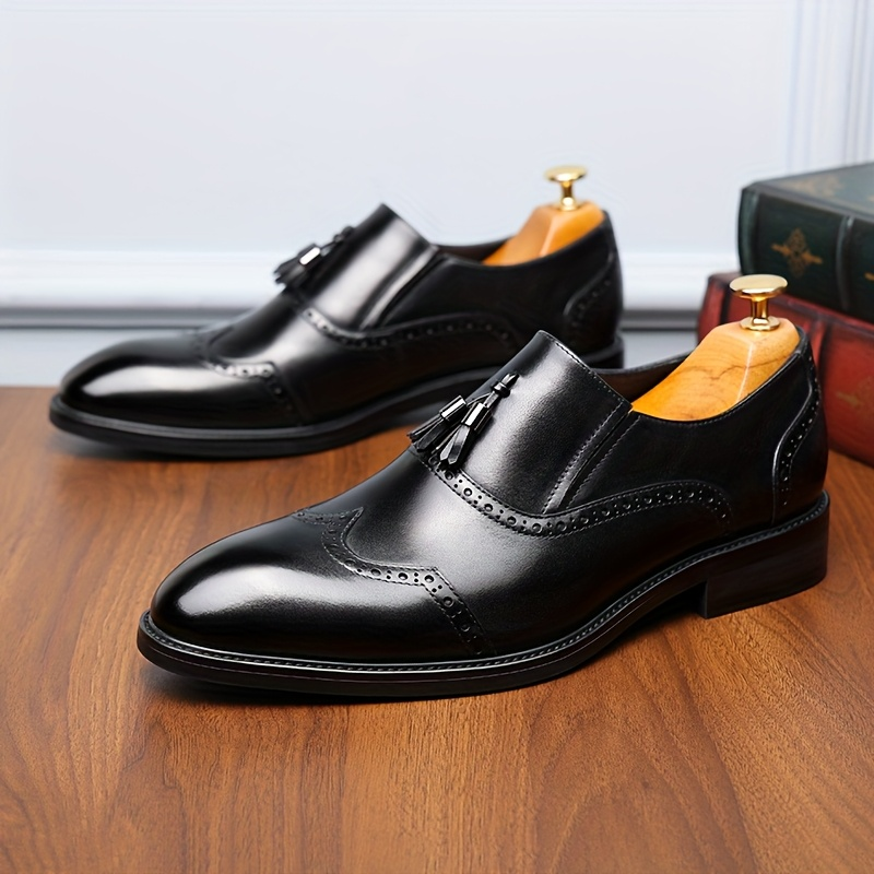 Zapatos loafer para hombre diseño clásico con borlas - Almeric