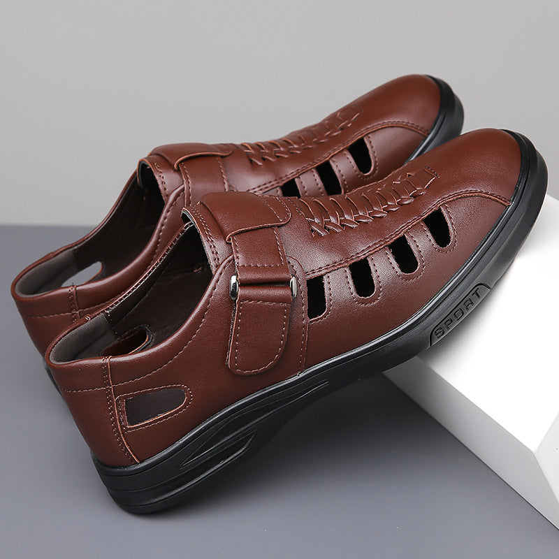 Sandalias para hombre con cierre de velcro y diseño ventilado - Bruno