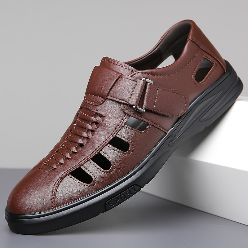 Sandalias para hombre con cierre de velcro y diseño ventilado - Bruno