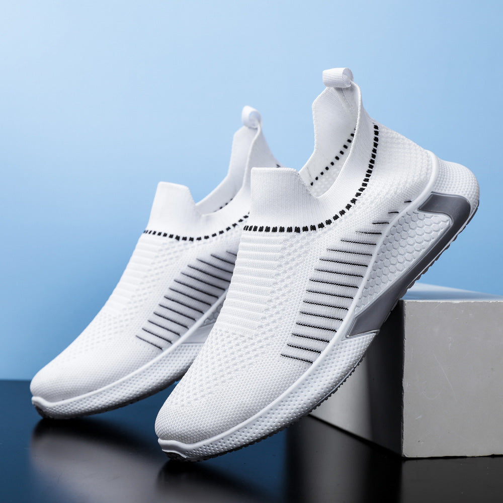 Tenis slip-on para hombre con tejido ligero y soporte lateral - Manny
