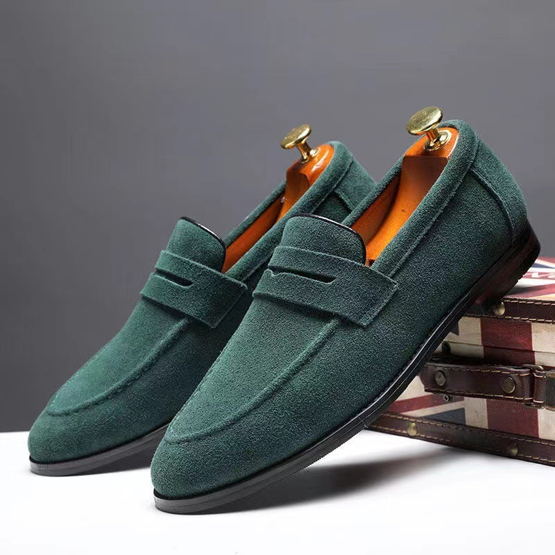 Mocasines de gamuza suave estilo clásico para hombre - Josh
