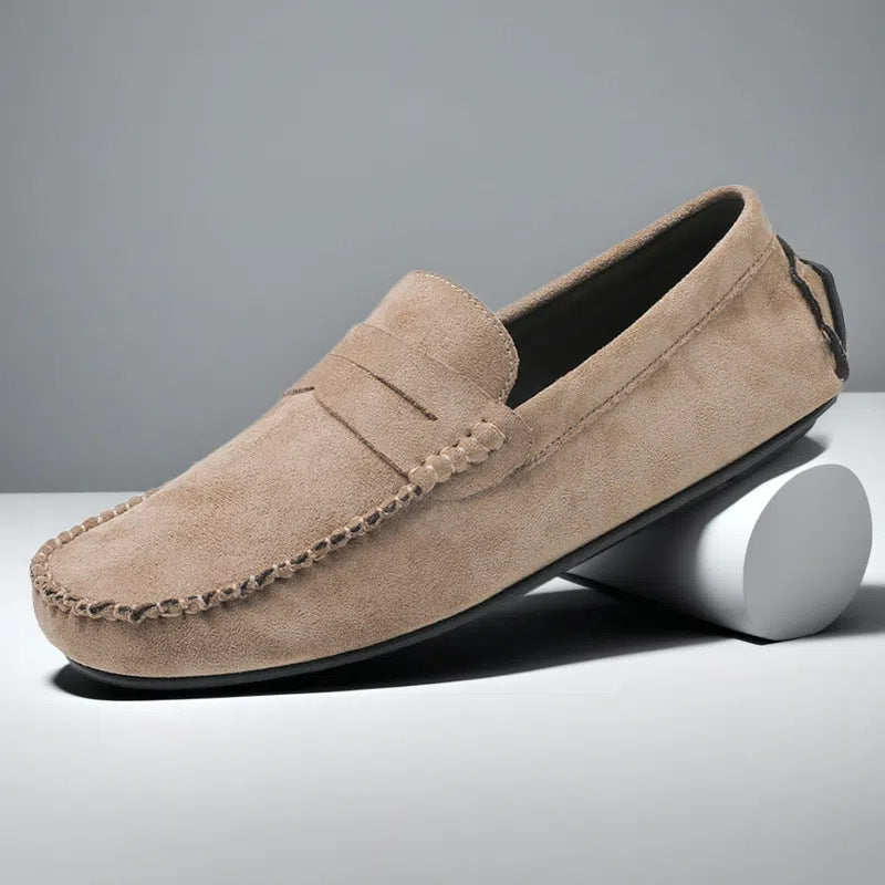 Mocasines de ante para hombre con diseño penny clásico - Winslow