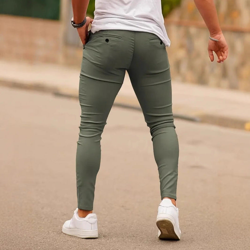 Pantalones skinny para hombre con ajuste al tobillo - Robert