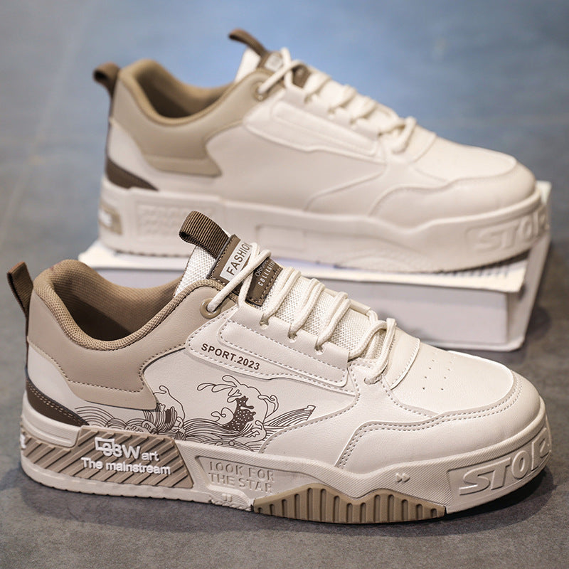 Zapatillas casuales para hombre diseño urbano gráfico - Graden