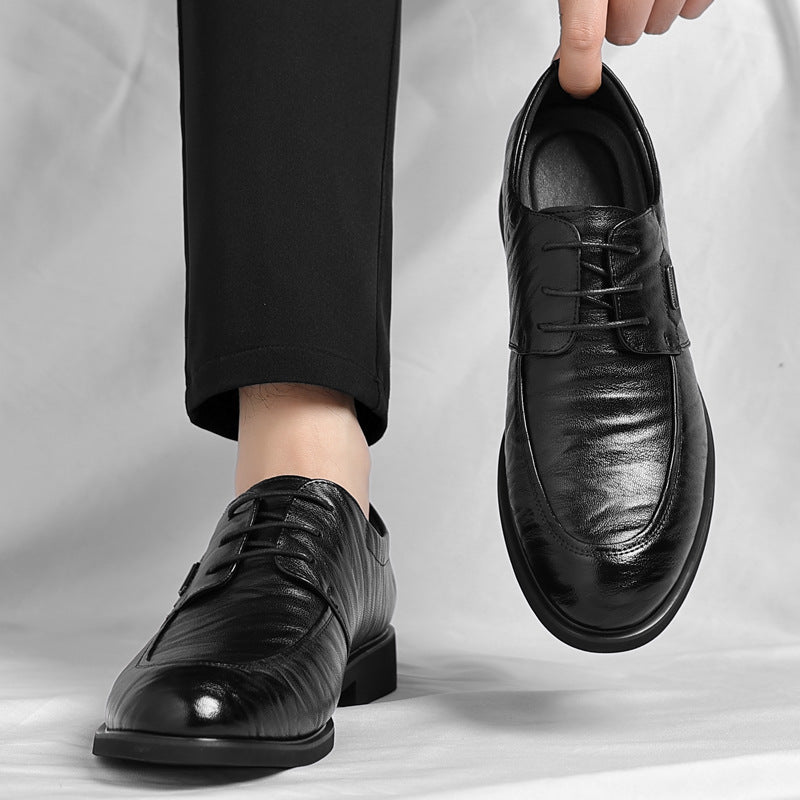 Zapatos de vestir con agujetas y suela firme para hombre - Bayron