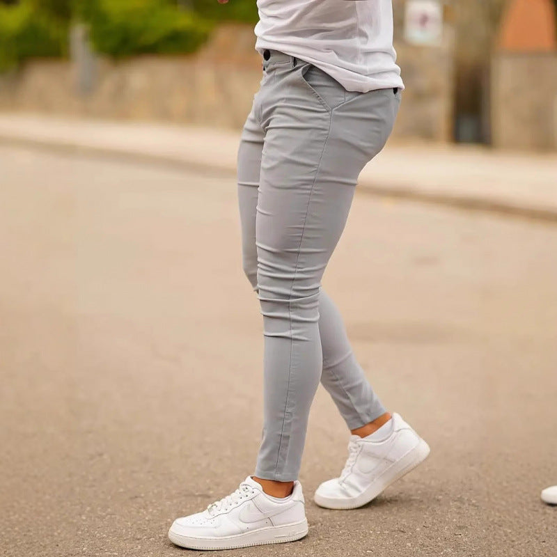 Pantalones skinny para hombre con ajuste al tobillo - Robert