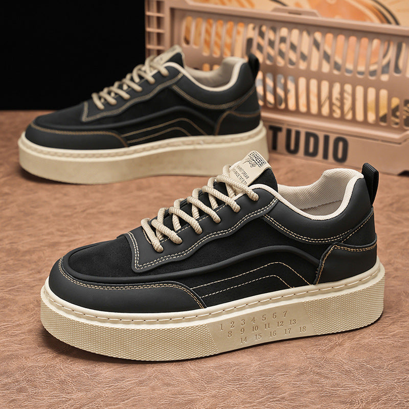 Zapatillas casuales para hombre diseño minimalista suela elevada - Aurelio