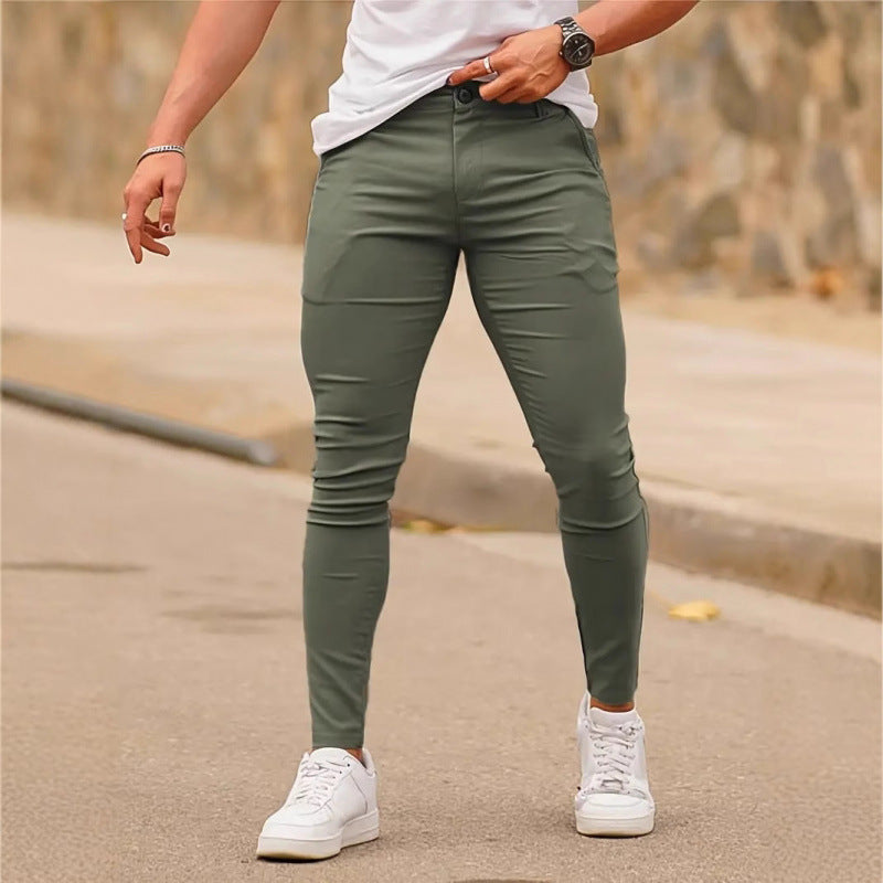 Pantalones skinny para hombre con ajuste al tobillo - Robert