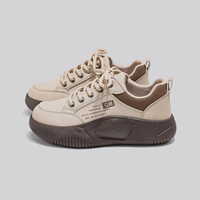 Tenis para mujer de plataforma baja con agujetas - Lira