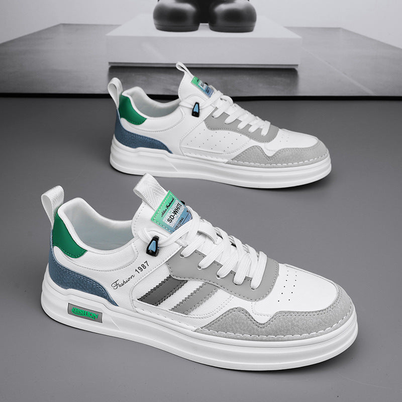 Zapatillas para hombre con acabado tipo gamuza y franjas laterales - Norvik