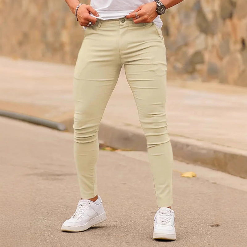 Pantalones skinny para hombre con ajuste al tobillo - Robert