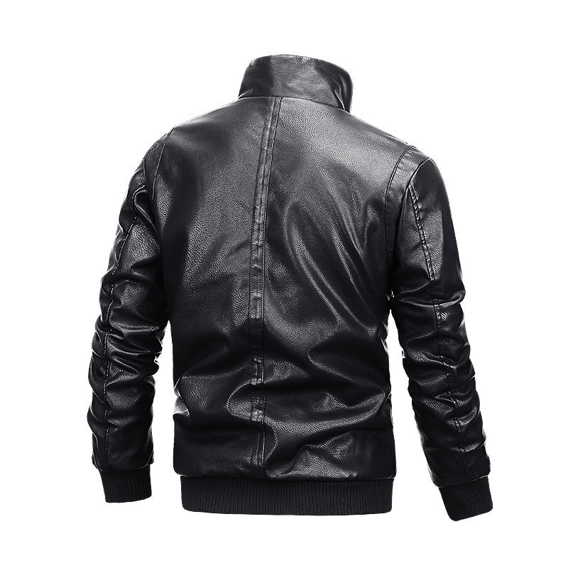 Chaqueta efecto cuero para hombre con forro interior - Rethan
