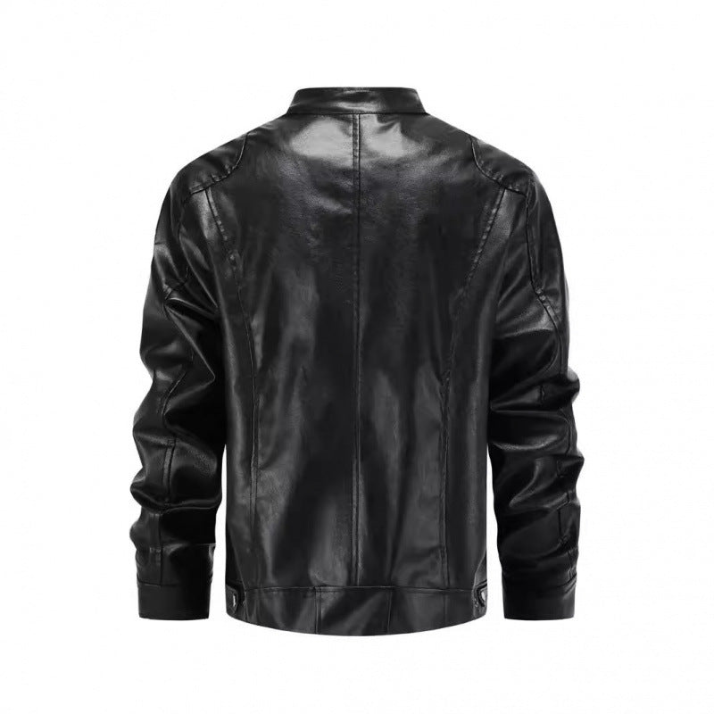 Chaqueta moderna para hombre efecto cuero - Karsen