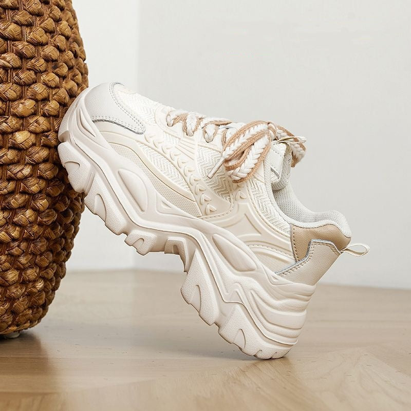 Tenis casuales para mujer con plataforma robusta - Gaia