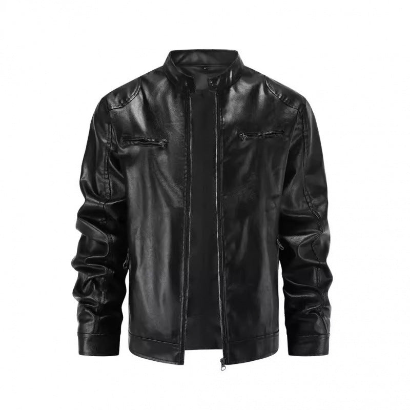 Chaqueta moderna para hombre efecto cuero - Karsen