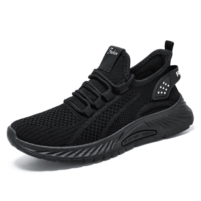 Tenis deportivos de tejido knit elástico para mujer - Sajeale