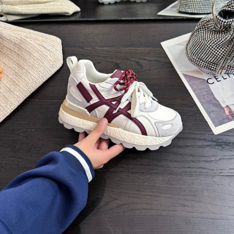 Tenis urbanos con detalles de gamuza para mujer - Jera