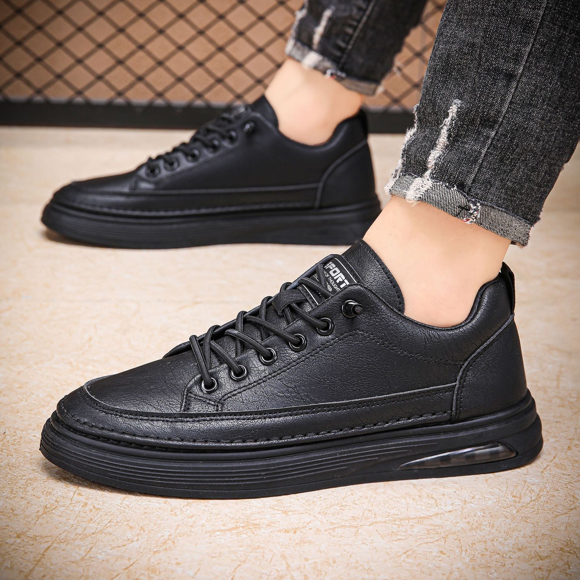 Zapatos para hombre diseño casual plataforma confort - Dervan