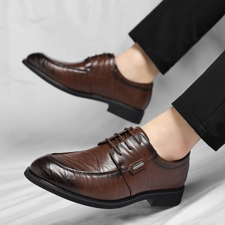 Zapatos de vestir con agujetas y suela firme para hombre - Bayron