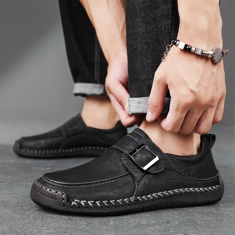 Zapatos con hebilla lateral y suela flexible para hombre - Renner