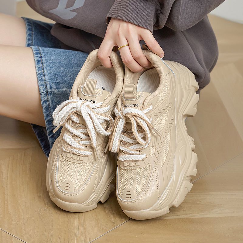 Tenis casuales para mujer con plataforma robusta - Gaia