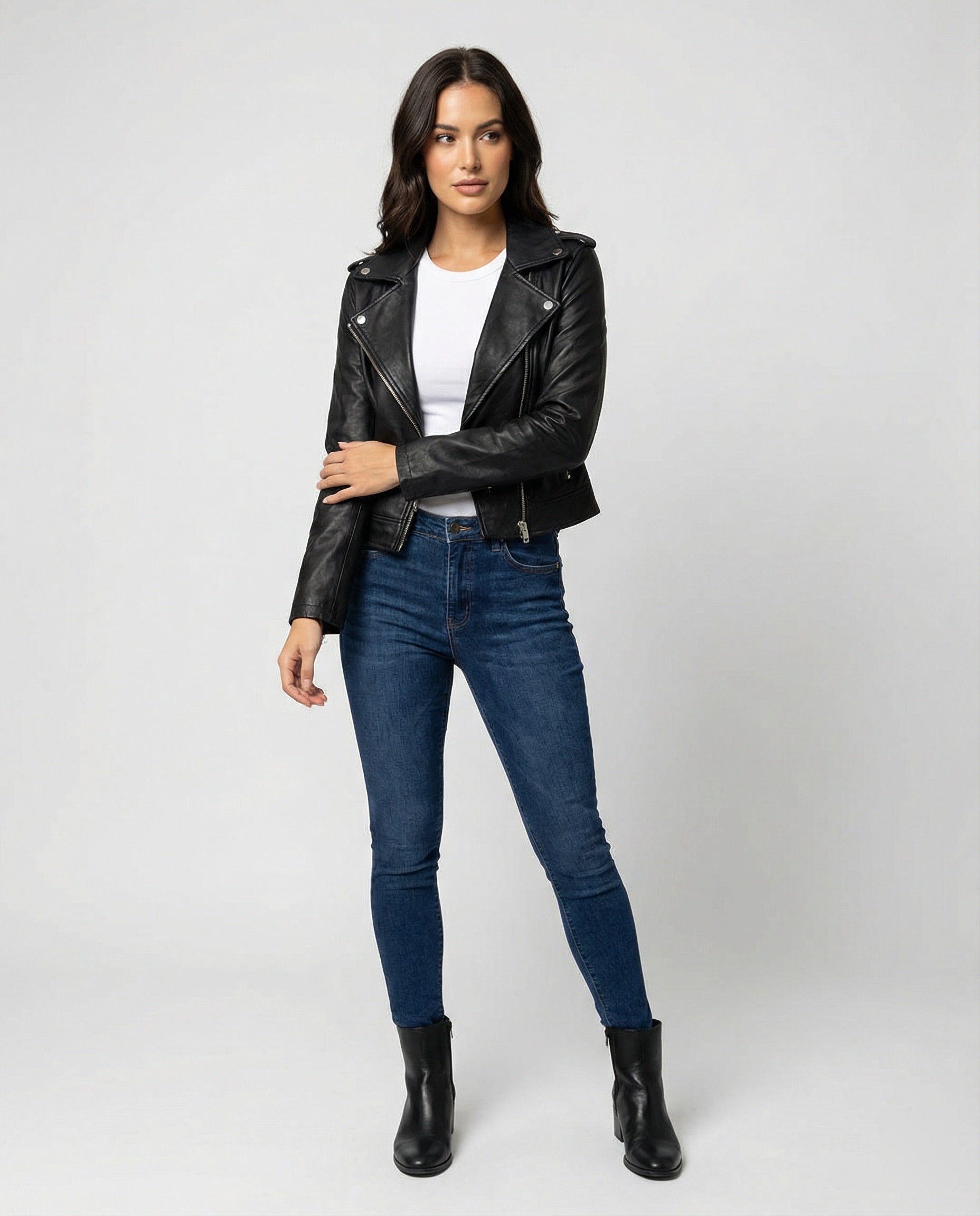 Chaqueta para mujer de estilo biker - Riva