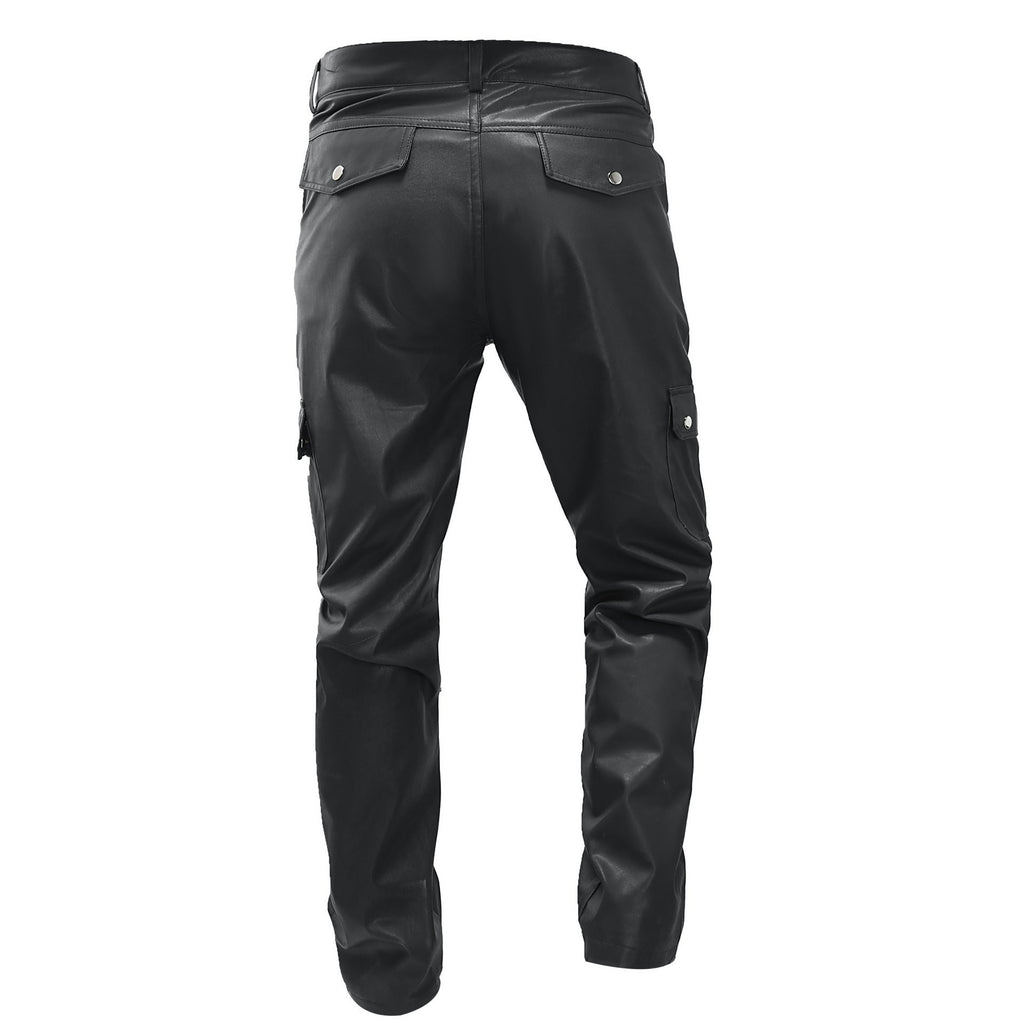 Pantalón cargo de hombre efecto cuero - Darsen