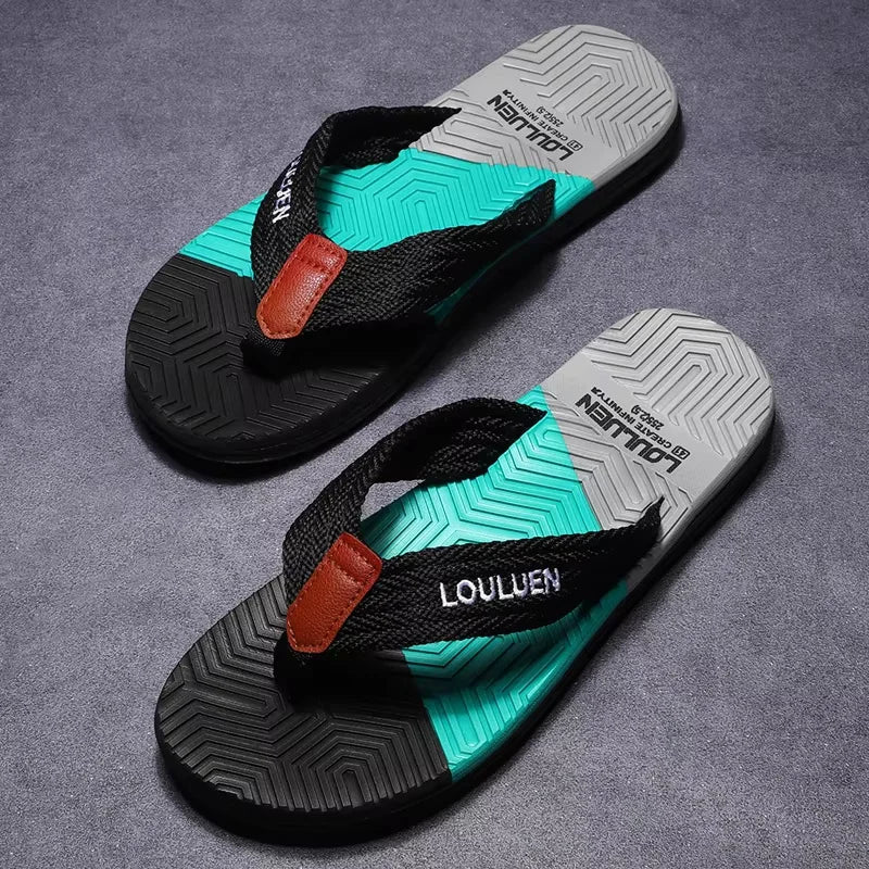 Sandalias con tira de tejido y suela texturizada para hombre - Peter