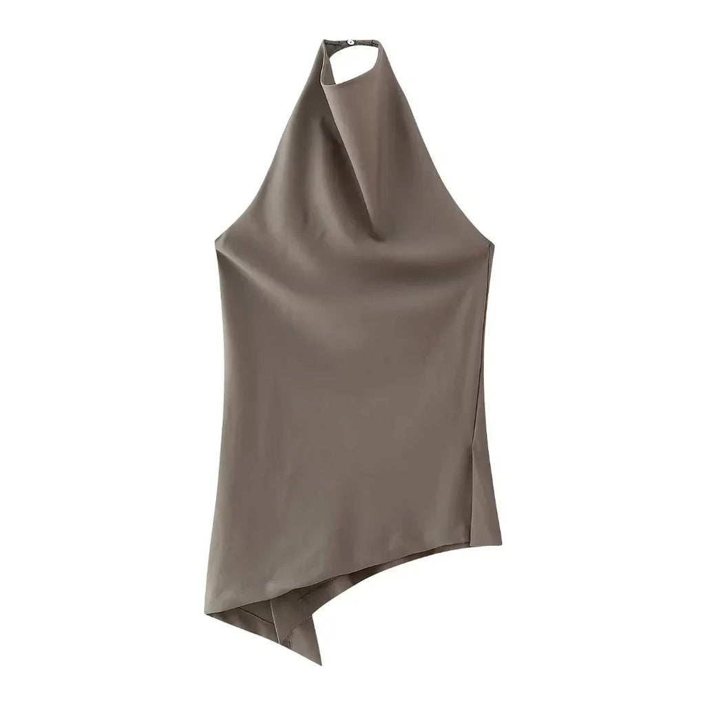 Conjunto mujer halter espalda descubierta y pantalón holgado - Mishlova