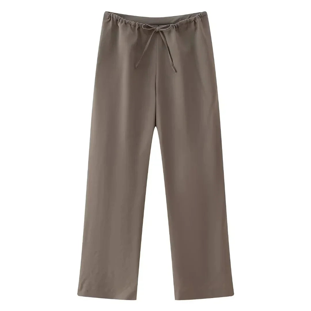 Conjunto mujer halter espalda descubierta y pantalón holgado - Mishlova