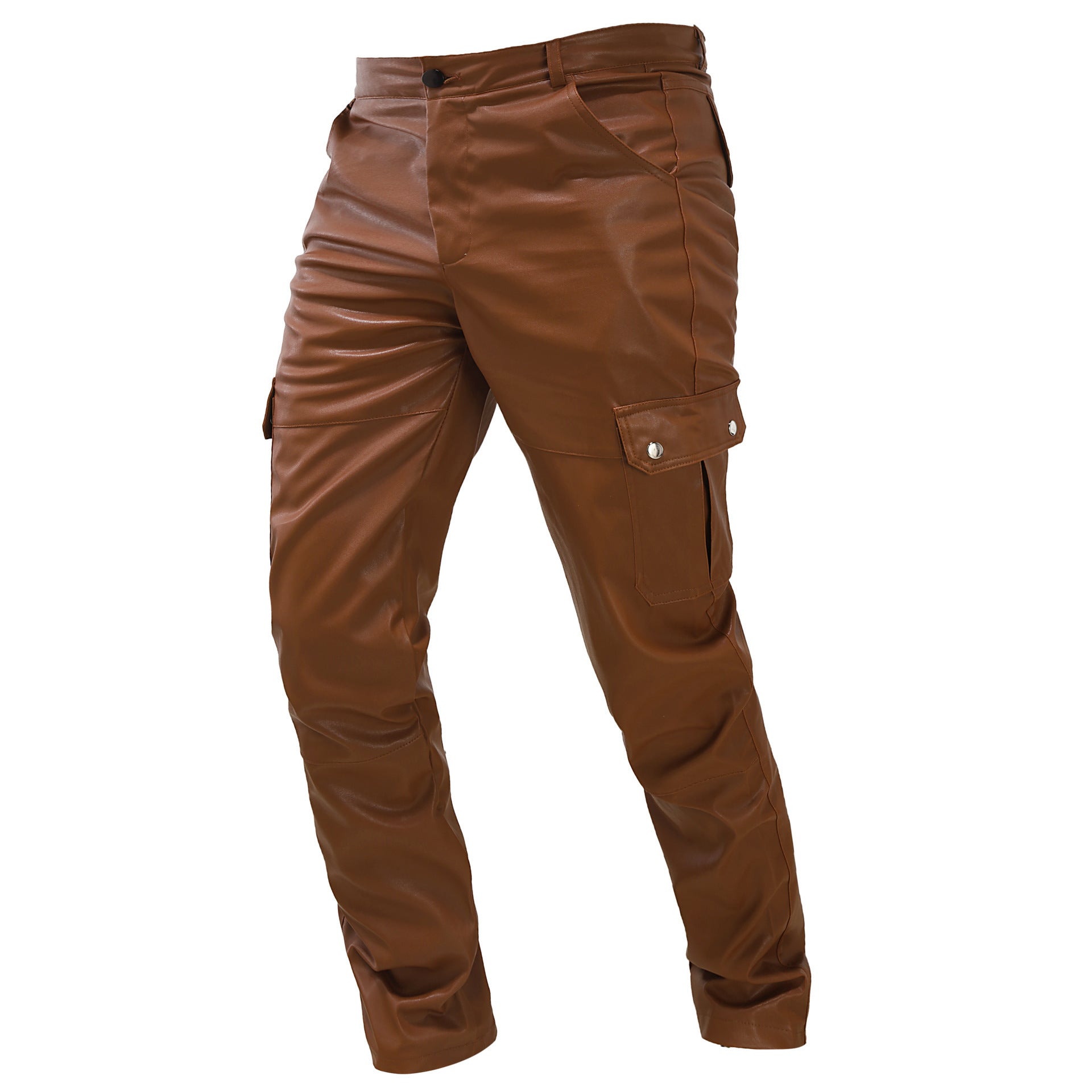 Pantalón cargo de hombre efecto cuero - Darsen