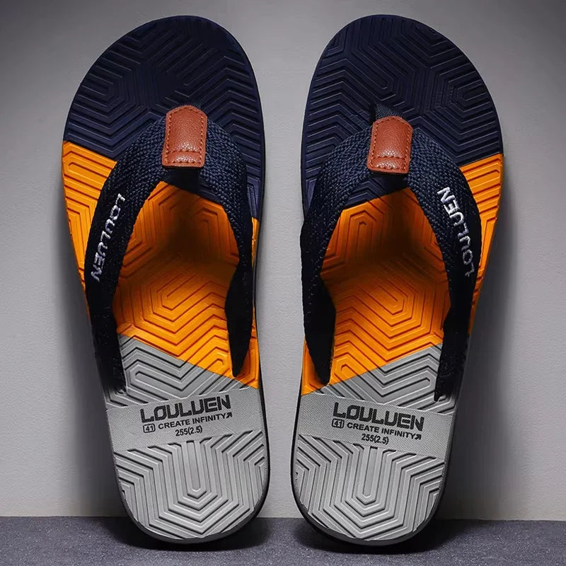 Sandalias con tira de tejido y suela texturizada para hombre - Peter