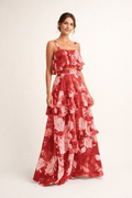 Set floral ligero de estilo veraniego y elegante para mujer - Alessandra
