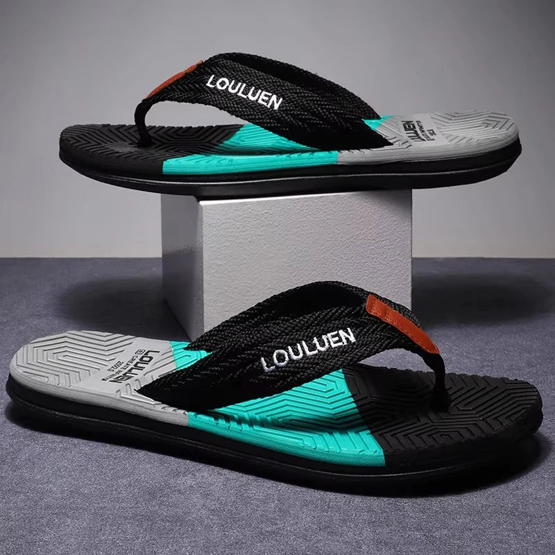 Sandalias con tira de tejido y suela texturizada para hombre - Peter
