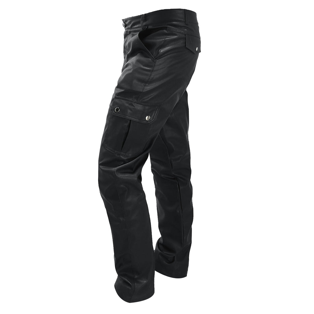 Pantalón cargo de hombre efecto cuero - Darsen