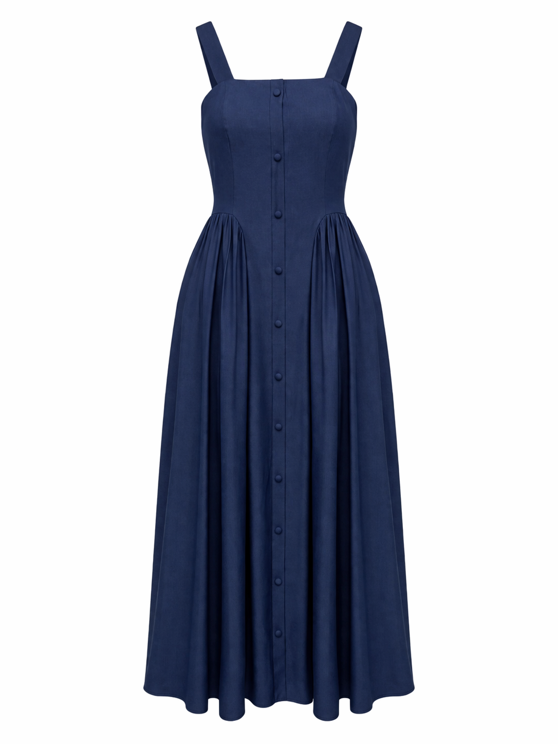 Vestido midi de tirantes para mujer estilo casual y veraniego cómodo - Marie