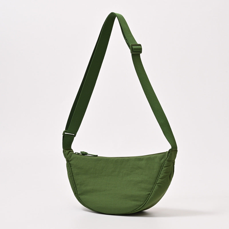Bolso hombro mujer curvado correa ancha regulable compacto viajes casual - Clémence