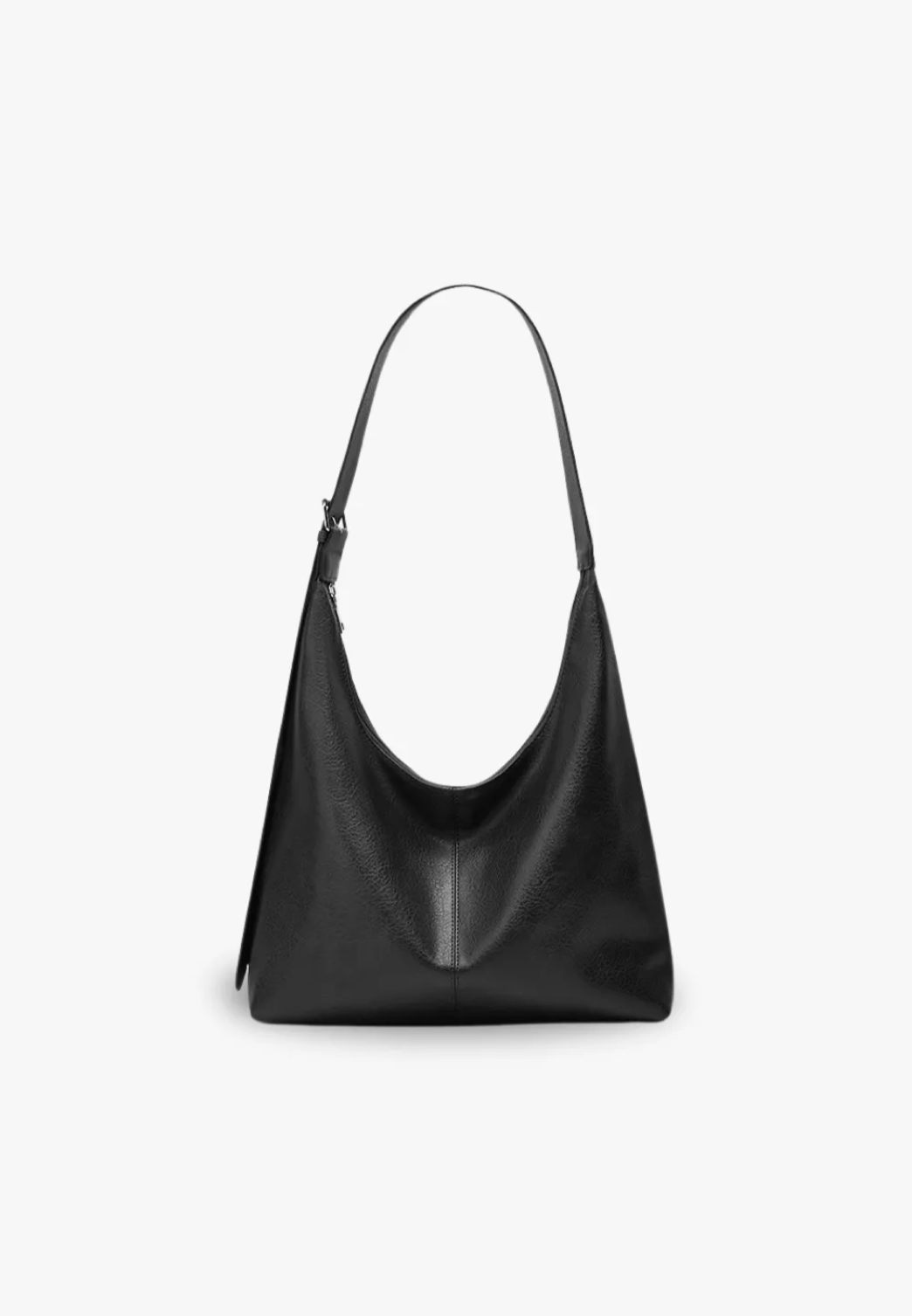 Bolso hombro mujer efecto piel asas cortas correa larga diseño liso - Bertille