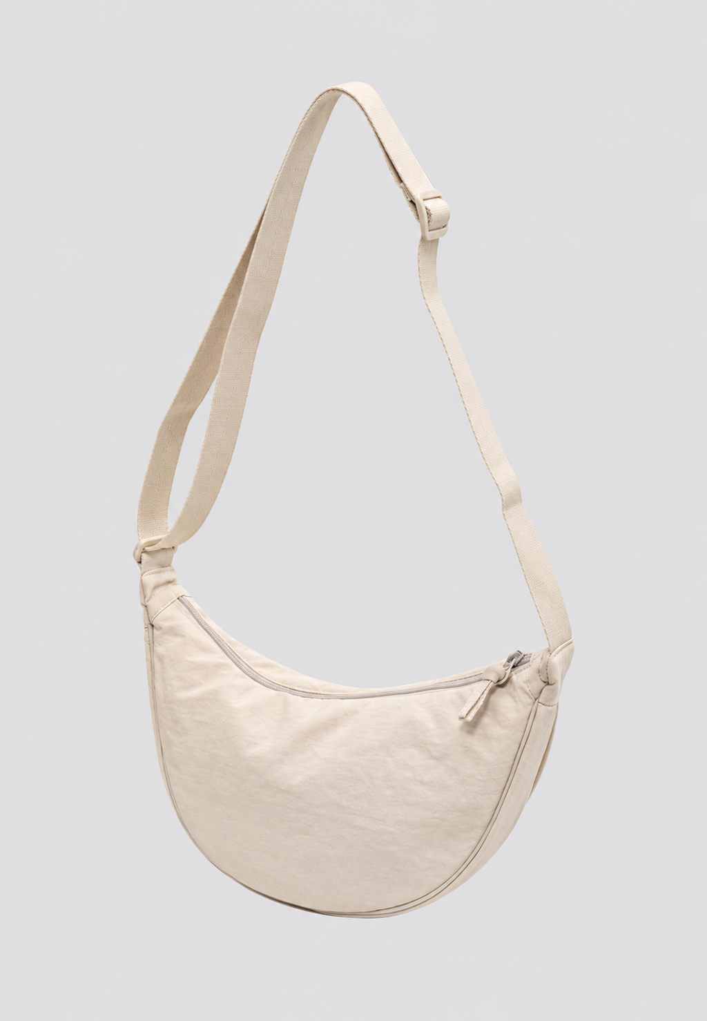 Bolso hombro mujer nylon media luna correa ajustable compacto diario - Camille