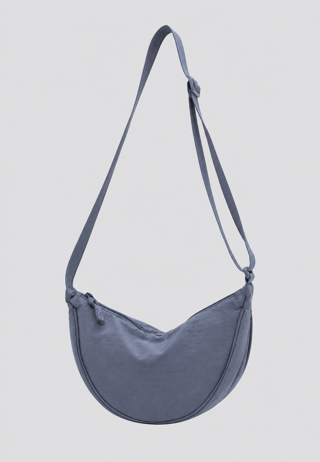 Bolso hombro mujer nylon media luna correa ajustable compacto diario - Camille