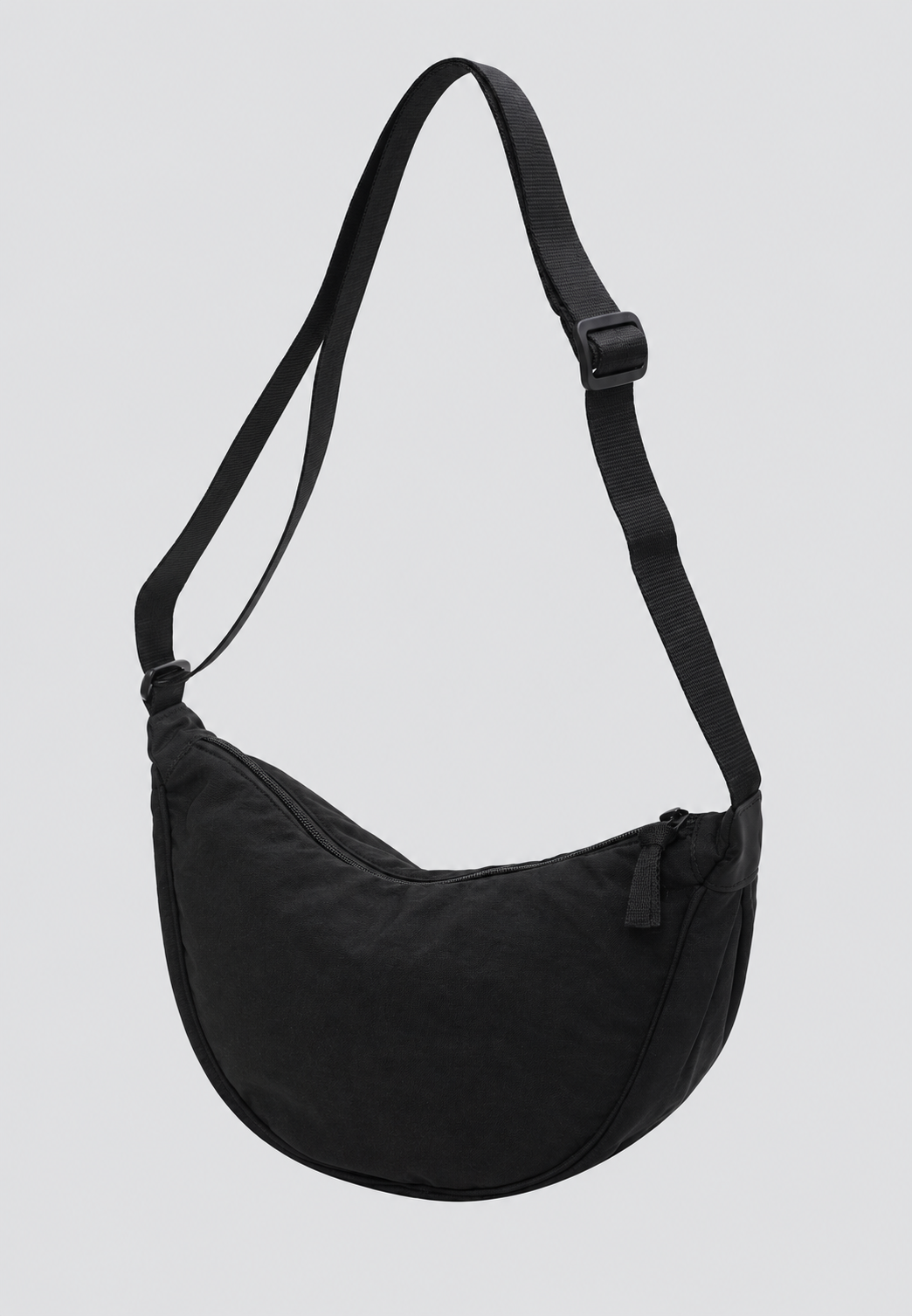 Bolso hombro mujer nylon media luna correa ajustable compacto diario - Camille