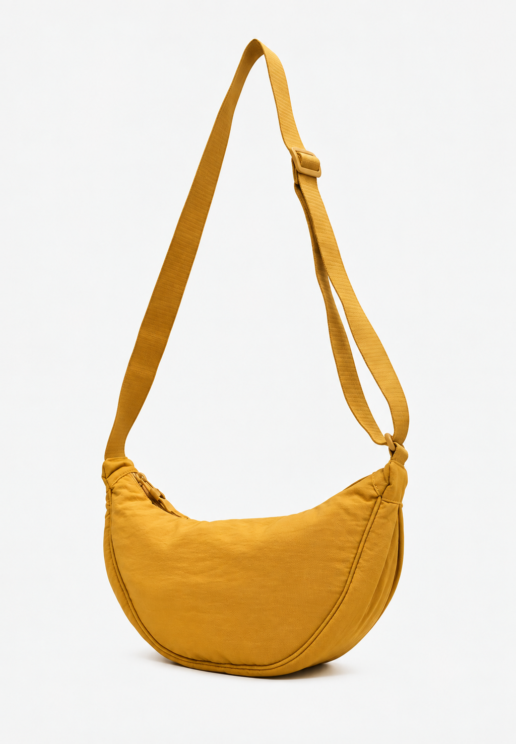 Bolso hombro mujer nylon media luna correa ajustable compacto diario - Camille