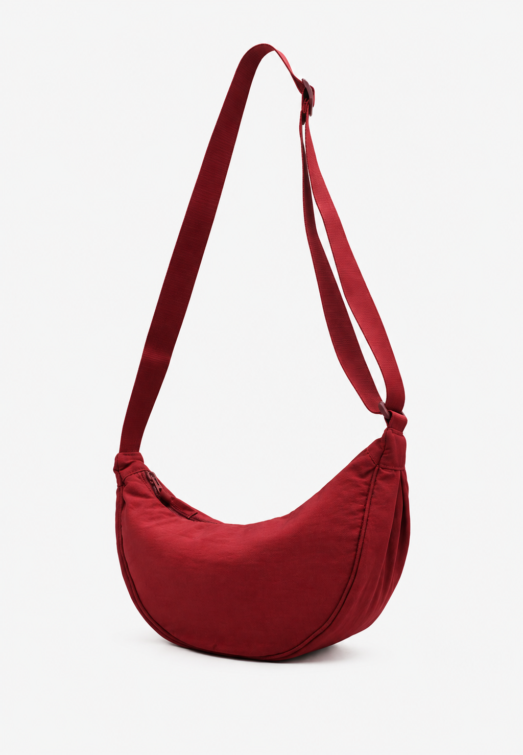 Bolso hombro mujer nylon media luna correa ajustable compacto diario - Camille